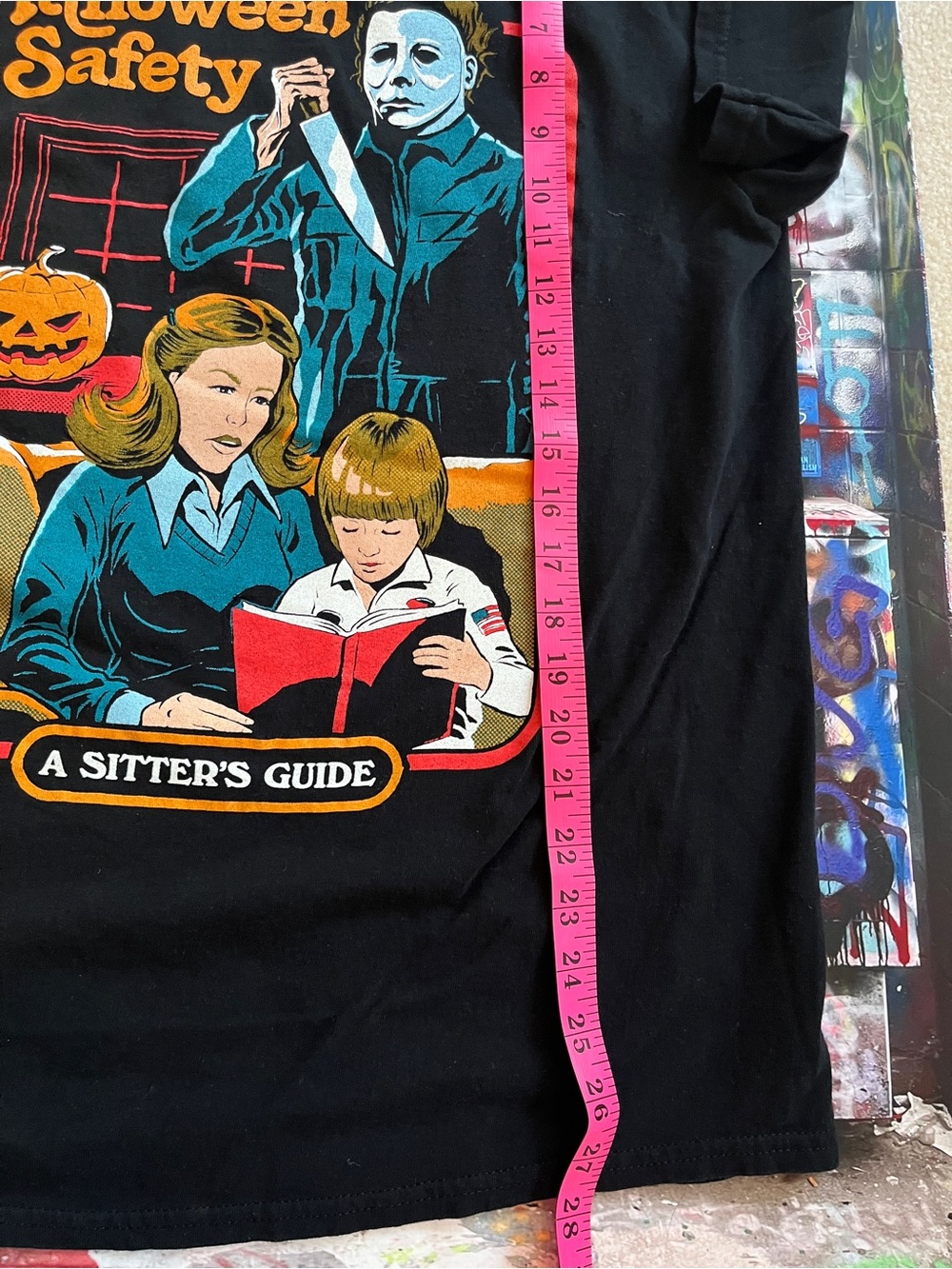 Halloween Safety Michael Myers Tee. Friday the 13th. - Picture 2 of 4